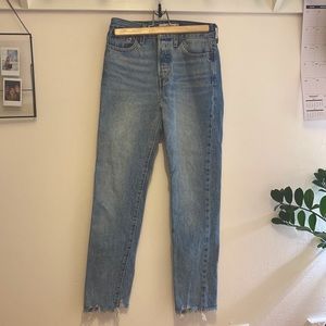 Levi’s Wedgie ankle jeans, size 25